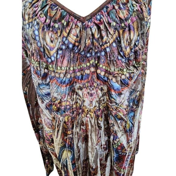 CATO Velvet Oversized Top Size 22/24W Boho - Picture 2 of 9